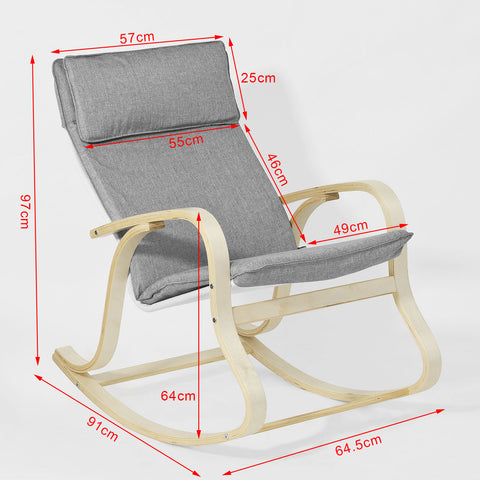 Rocking Chair, Gliders, Lounge Chair, FST15-DG