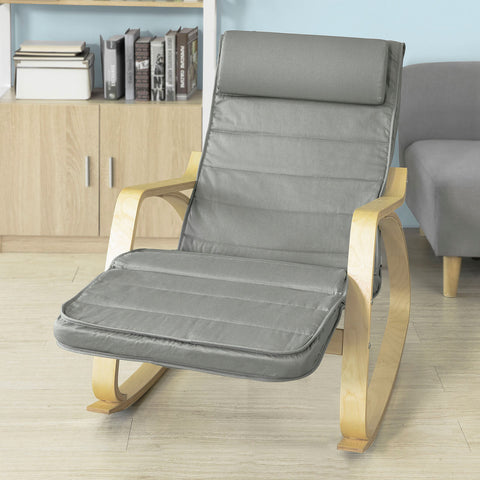 Rocking Chair Recliner with Footrest, FST16-DG