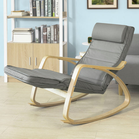 Rocking Chair Recliner with Footrest, FST16-DG