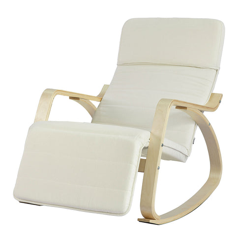 Rocking Chair Recliner with Footrest, FST16-W