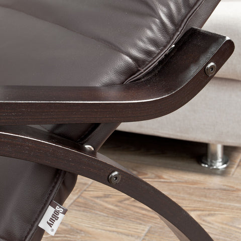 Rocking Chair with Adjustable Footrest, FST20-BR