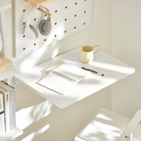 Wall-Mounted Drop-Leaf Folding Desk, FWT03-W