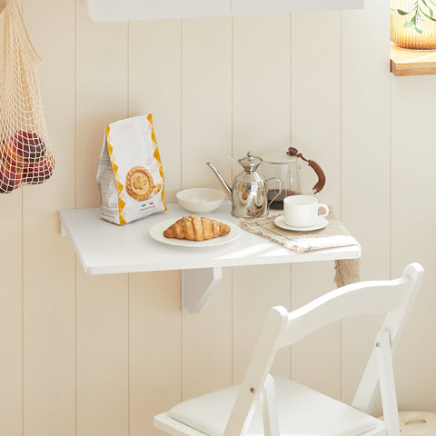 Wall-Mounted Drop-Leaf Folding Desk, FWT03-W