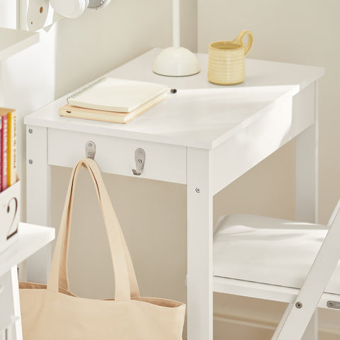 Computer Desk with Drawer & Hook, FWT43-W