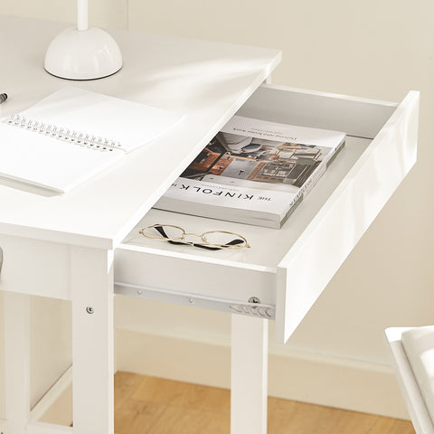 Computer Desk with Drawer & Hook, FWT43-W
