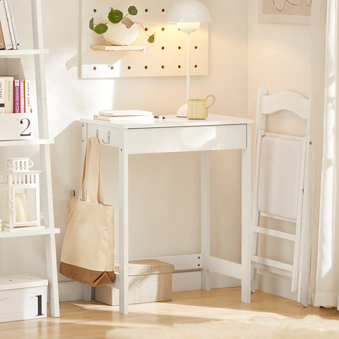 Computer Desk with Drawer & Hook, FWT43-W