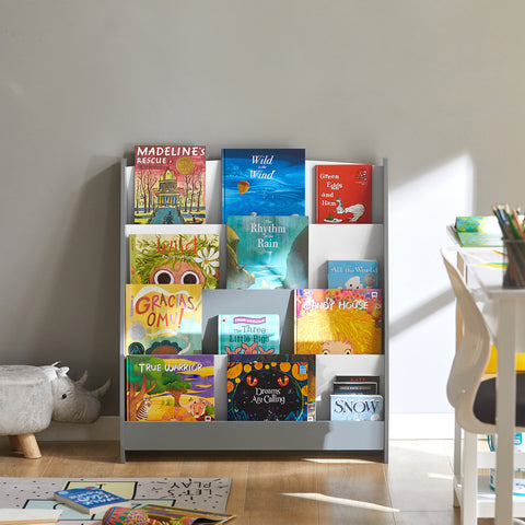 4-Tier Children Bookcase, Book Shelf, KMB32-HG