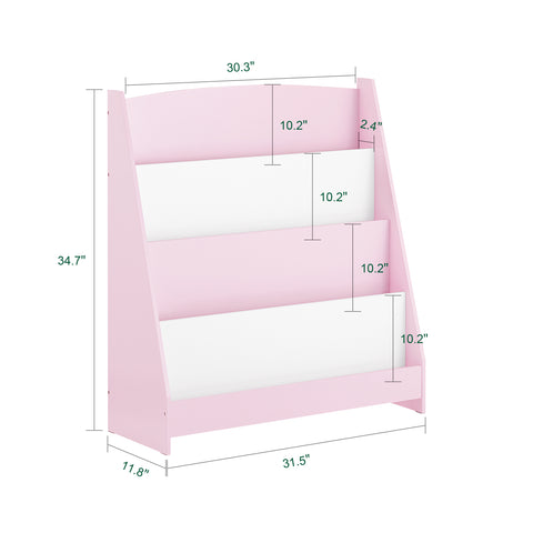 4-Tier Children Bookcase, Book Shelf, KMB32-P