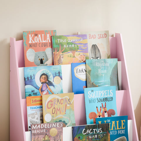 4-Tier Children Bookcase, Book Shelf, KMB32-P