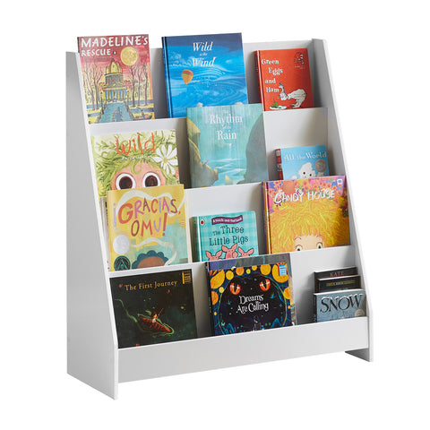 4-Tier Children Bookcase, Book Shelf, KMB32-W