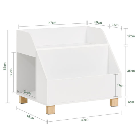 Children Bookcase Book Shelf, KMB54-W