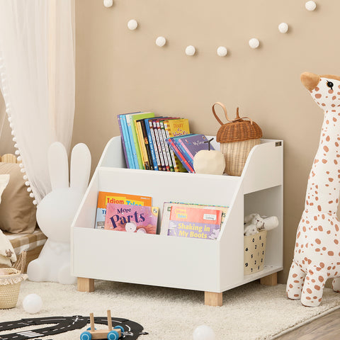 Children Bookcase Book Shelf, KMB54-W