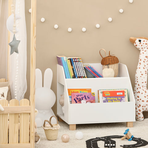 Children Bookcase Book Shelf, KMB54-W