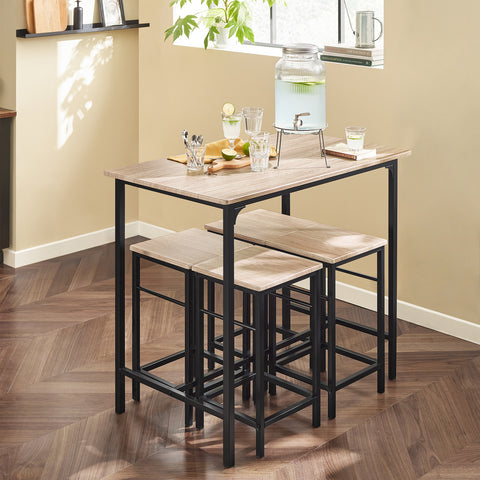 Bar Set-1 Bar Table and 4 Stools, Dining Set, OGT11-N