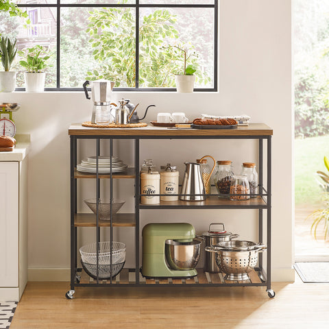 Kitchen Trolley with 5 Shelves, SVW18-F