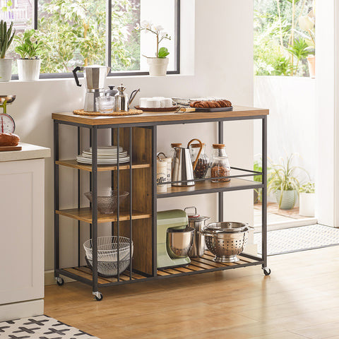 Kitchen Trolley with 5 Shelves, SVW18-F